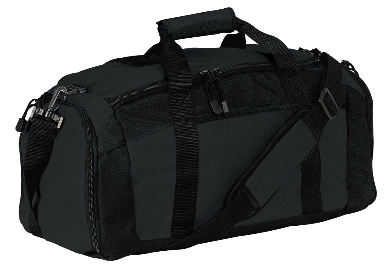 Port Authority - Gym Bag. BG970 - Black - front