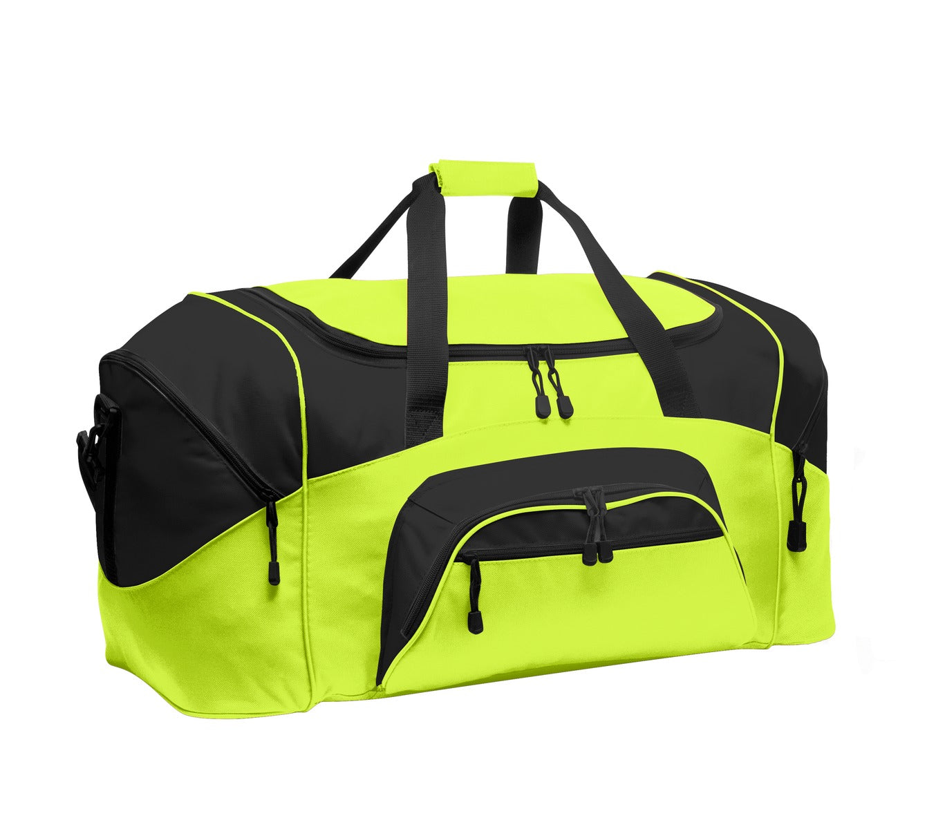 Port Authority - Standard Colorblock Sport Duffel. BG99 - Safety Yellow/ Black - front