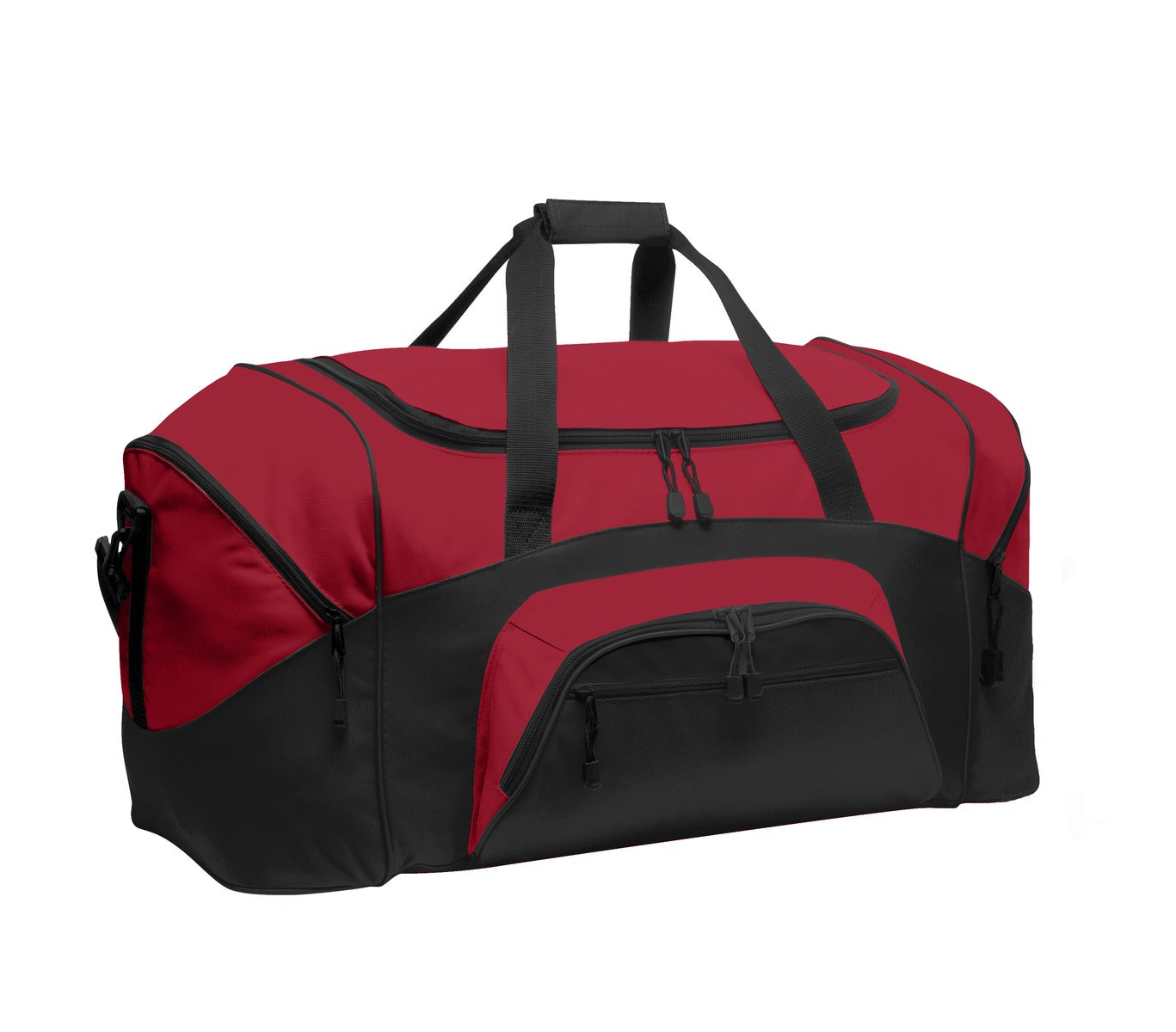 Port Authority - Standard Colorblock Sport Duffel. BG99 - True Red/ Black - front