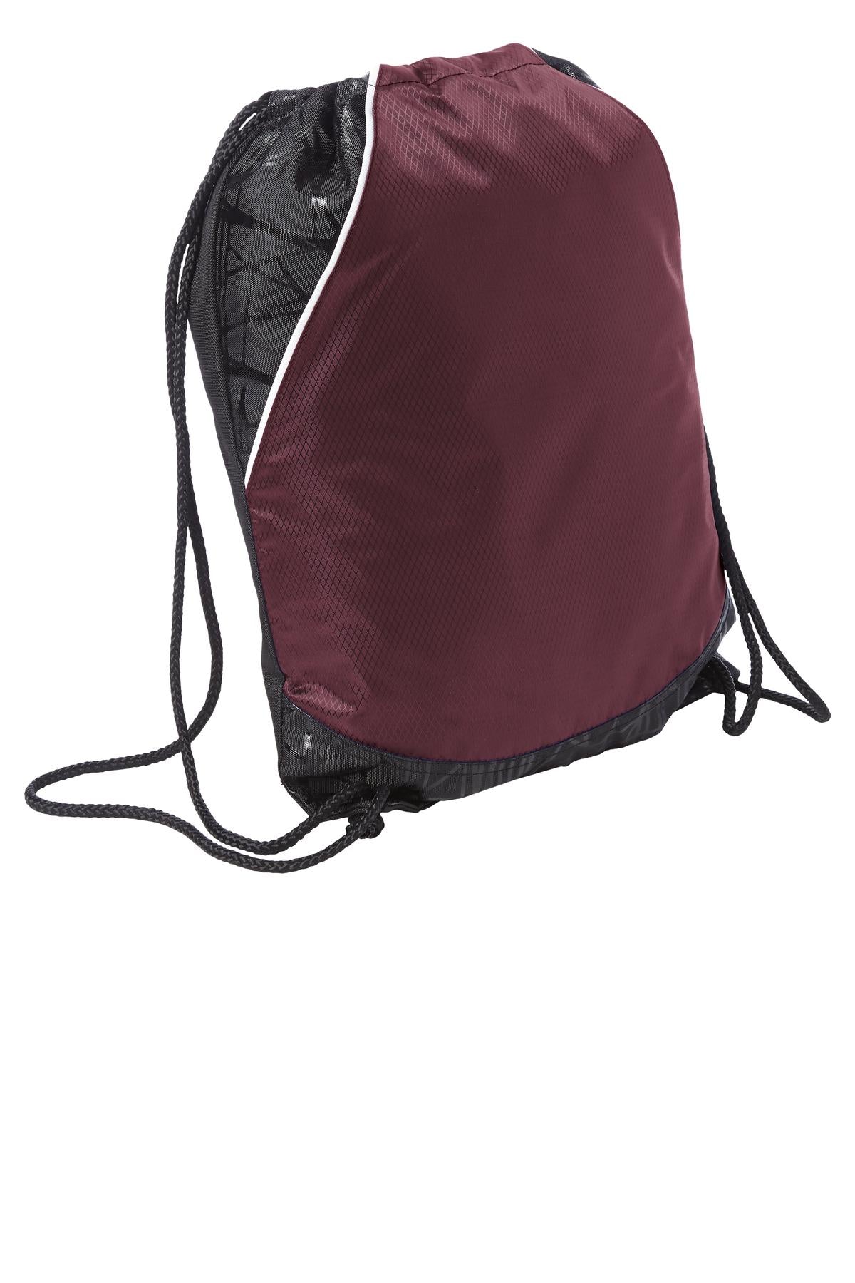 DISCONTINUED Sport-Tek Rival Cinch Pack. BST600 - Maroon - front