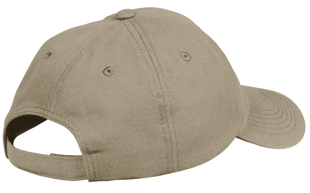Port Authority Unstructured Brushed Twill Cap. BTU - Khaki - back