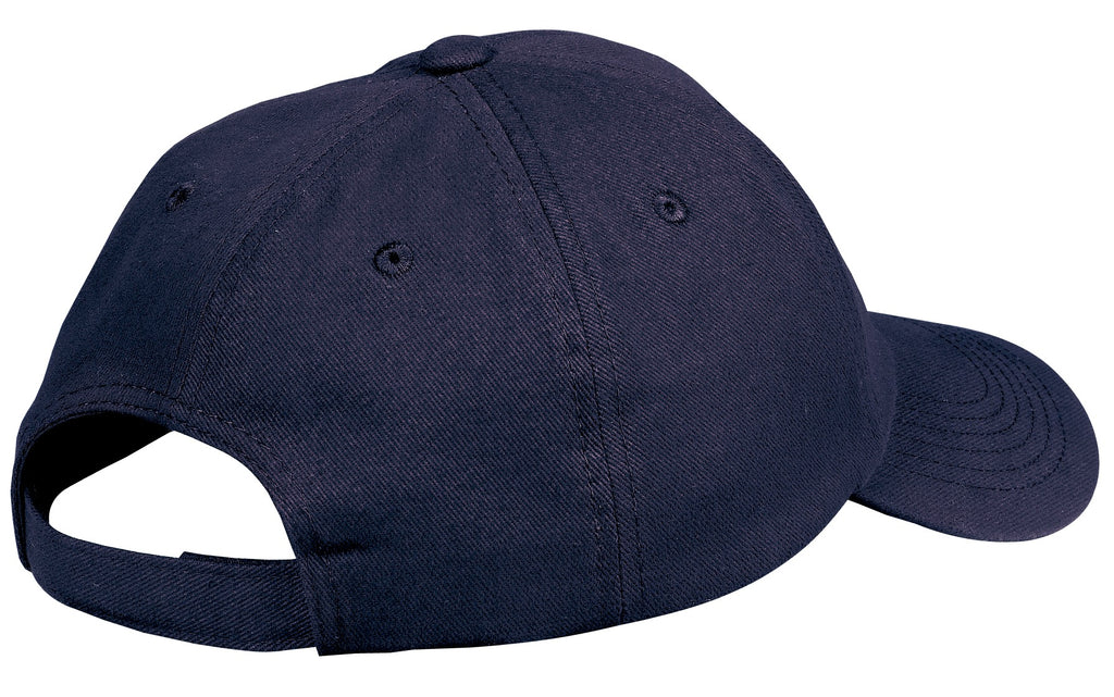 Port Authority Unstructured Brushed Twill Cap. BTU - Navy - back