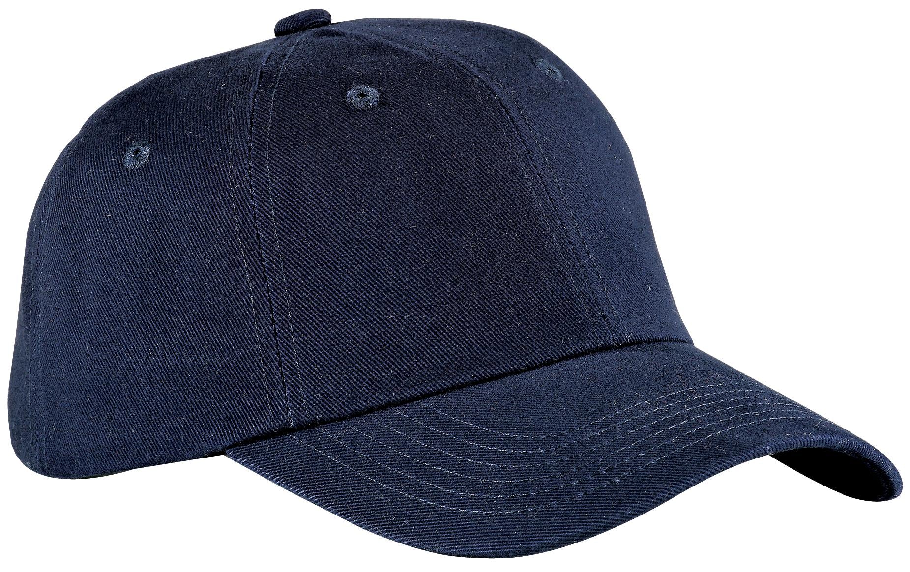 Port Authority Unstructured Brushed Twill Cap. BTU - Navy - front