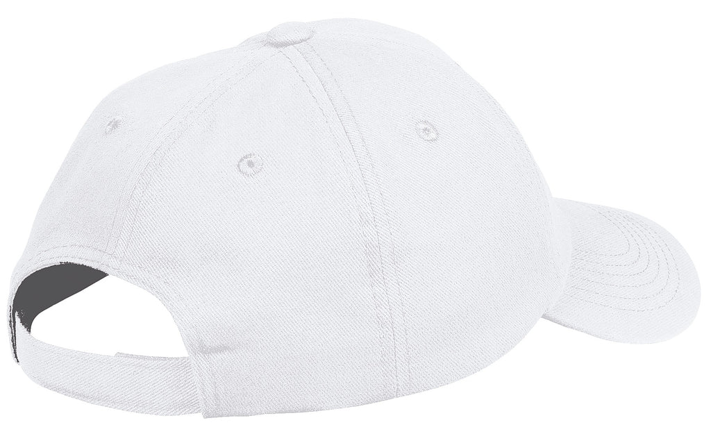 Port Authority Unstructured Brushed Twill Cap. BTU - White - back