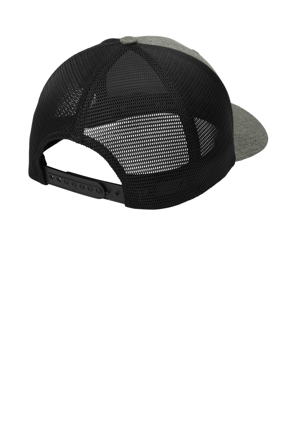 Port Authority Flexfit 110 Mesh Cap C110 - Heather Graphite/ Black - back