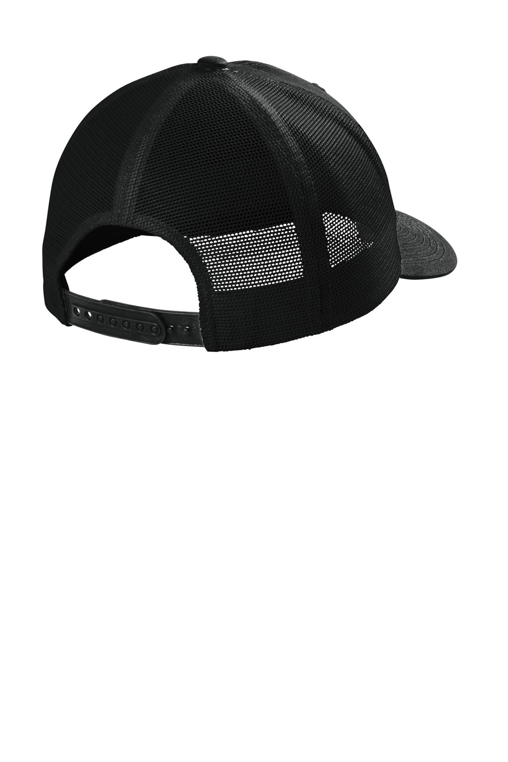 Port Authority Eco Snapback Trucker Cap C402ECO - Deep Black - back