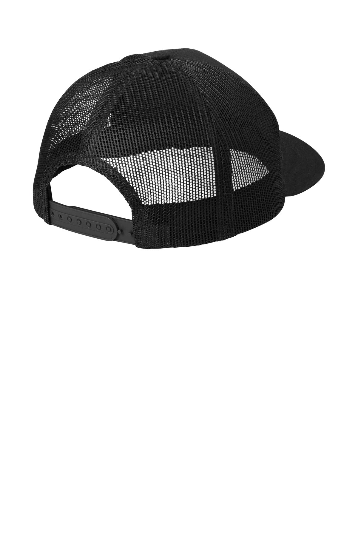 Port Authority Snapback Trucker Cap. C402 - Black - back