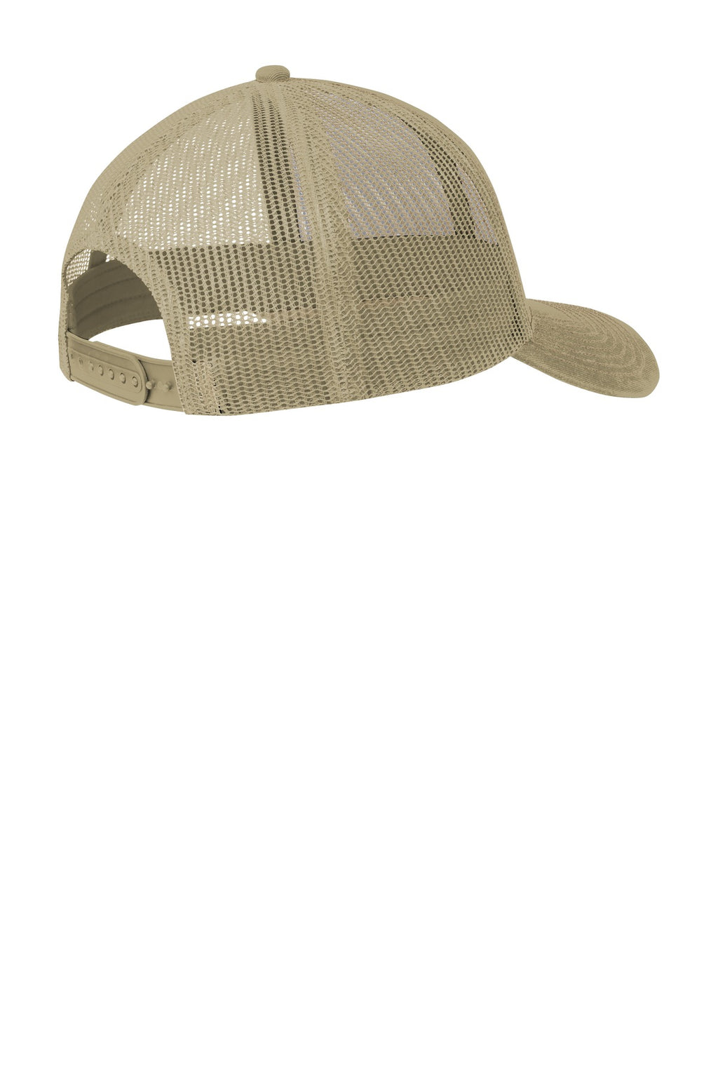 Port Authority Snapback Trucker Cap. C402 - Coyote Brown - back