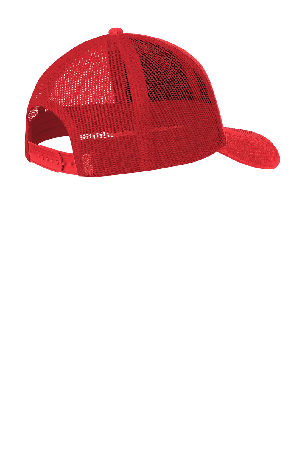 Port Authority Snapback Trucker Cap. C402 - True Red - back