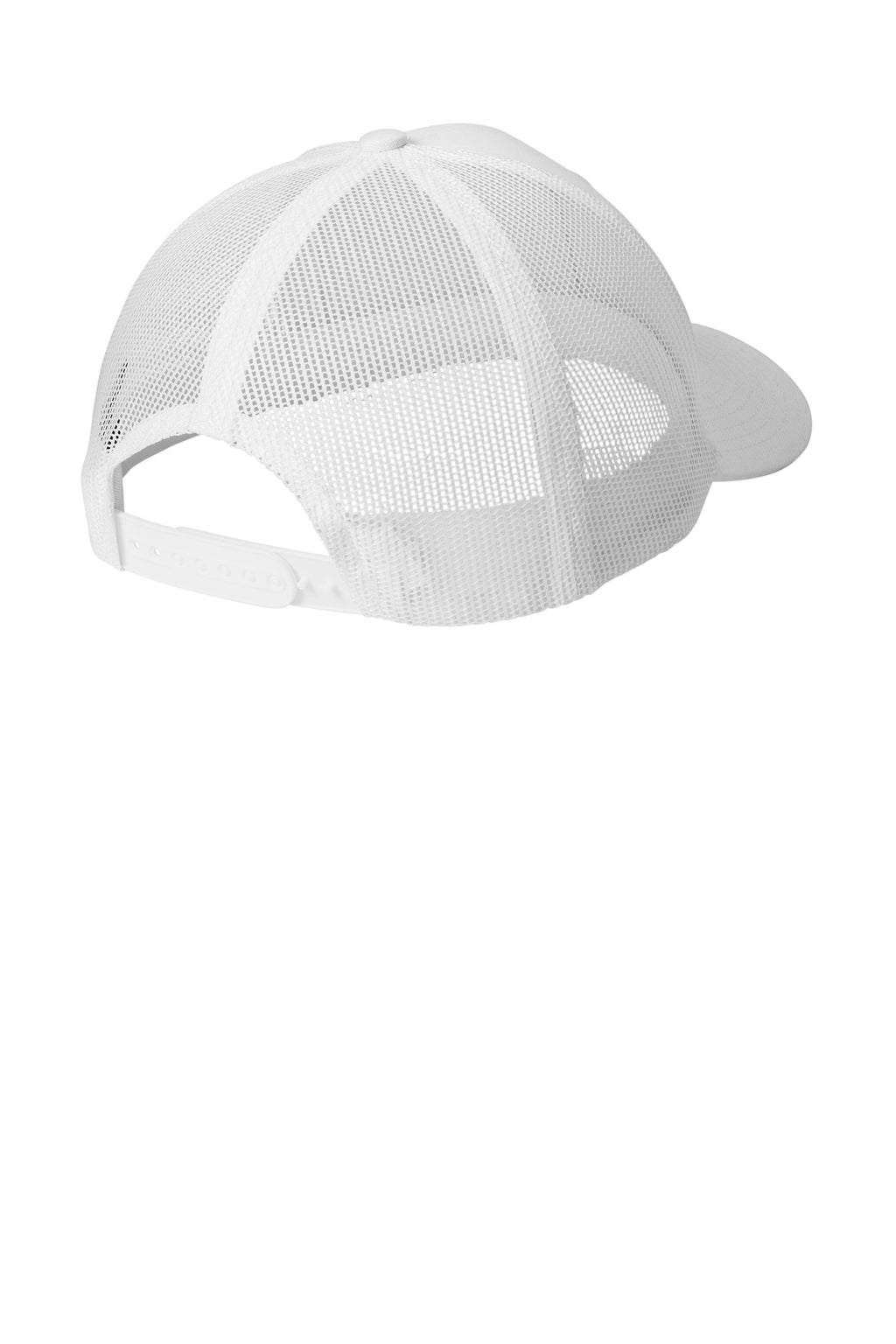 Port Authority Snapback Trucker Cap. C402 - White - back