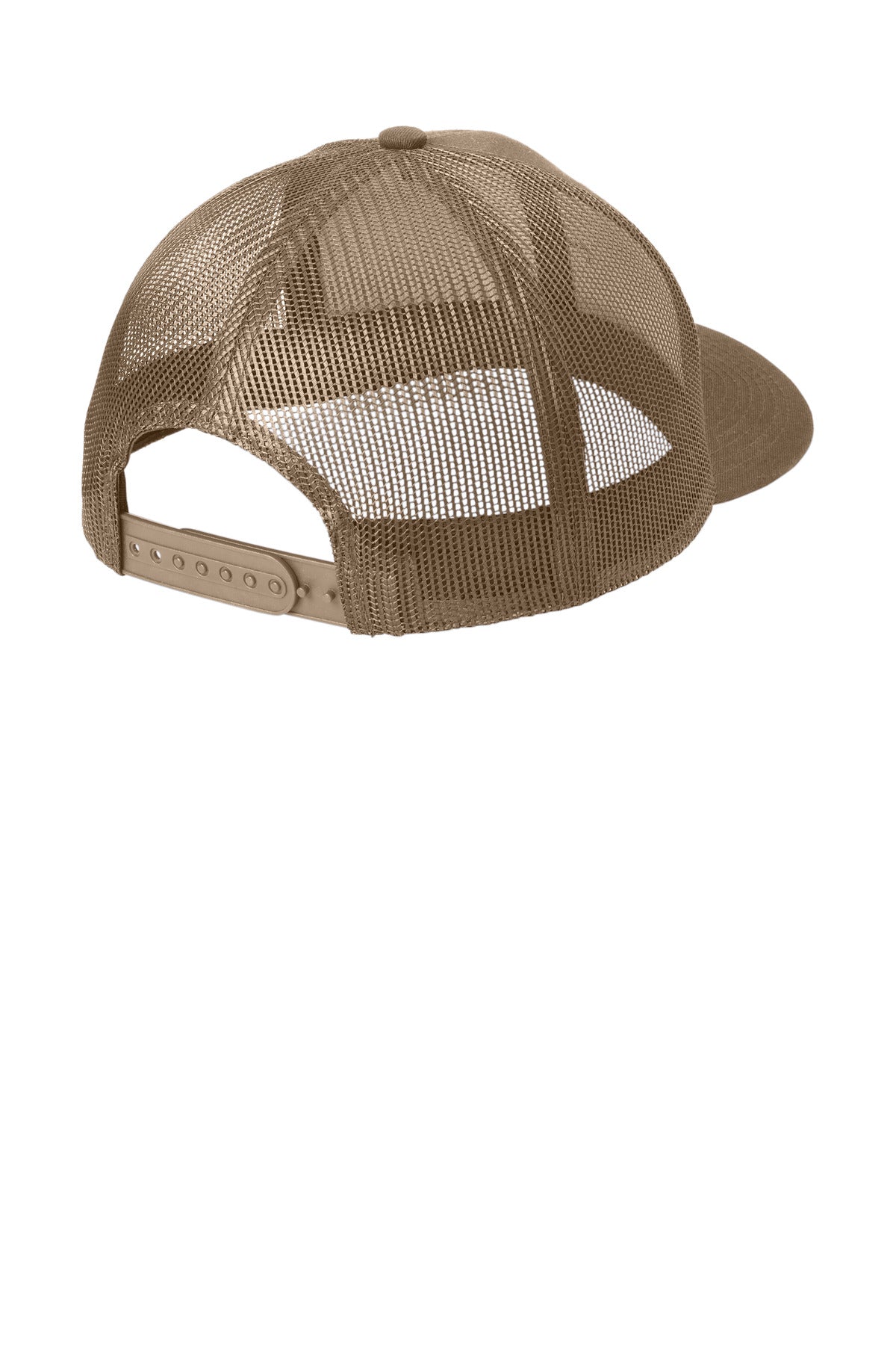 Port Authority Snapback Trucker Cap. C402 - Woodland Brown - back