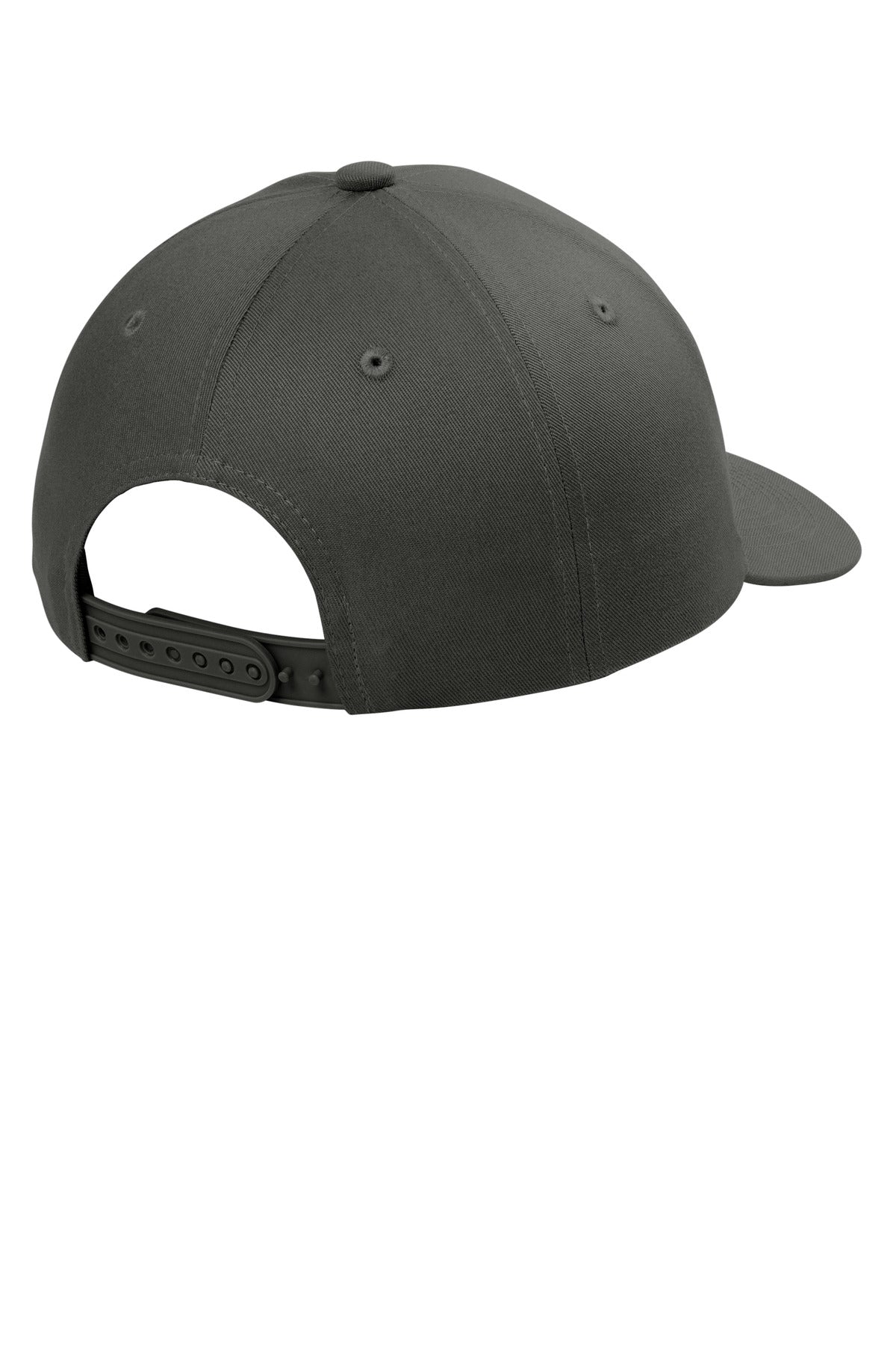 Port Authority Snapback Cap C408 - Grey Steel - back