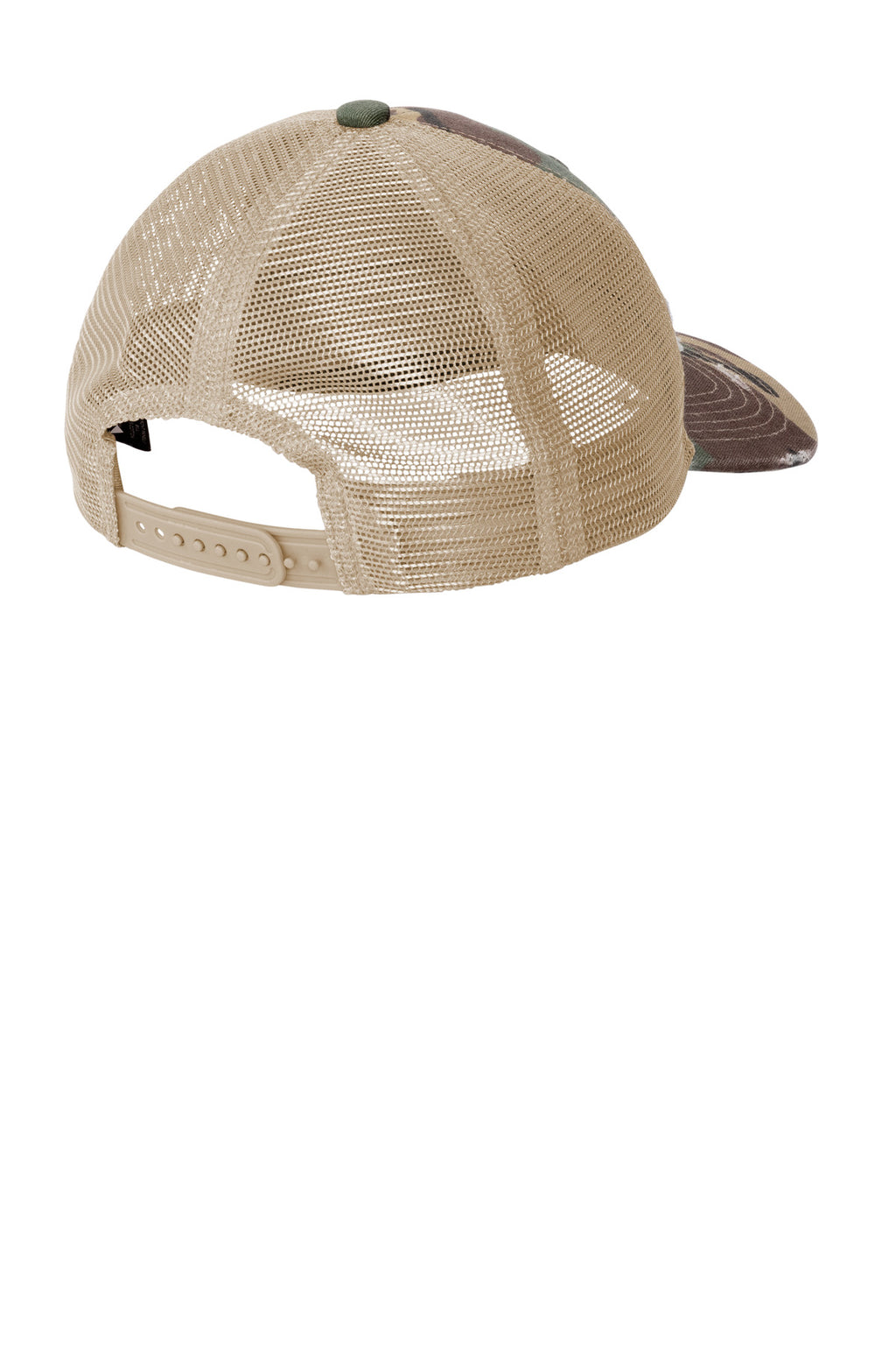 Port Authority Distressed Mesh Back Cap C600 - Military Camo/ Khaki - back