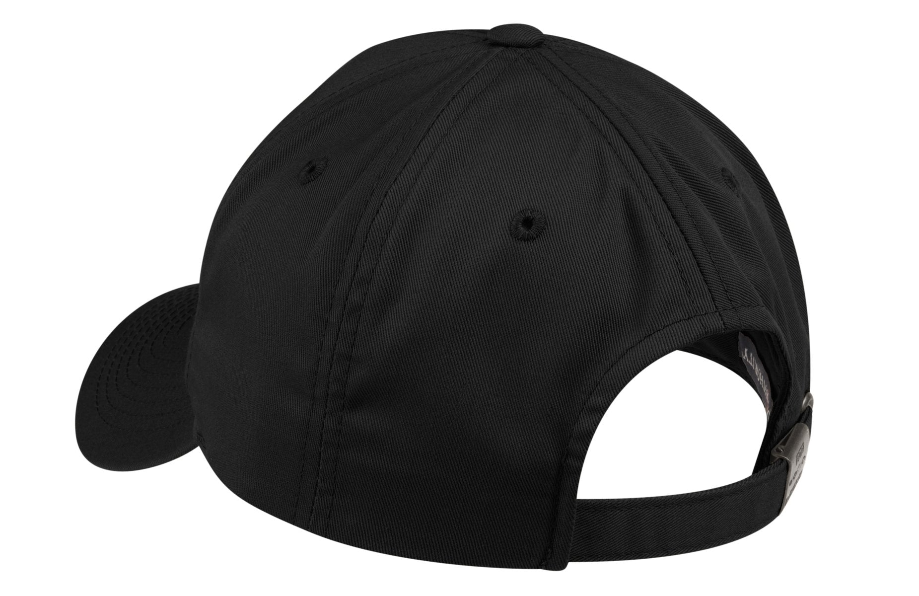 Port Authority Fine Twill Cap. C800 - Black - back