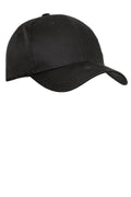 Port Authority Fine Twill Cap. C800 - Black - front