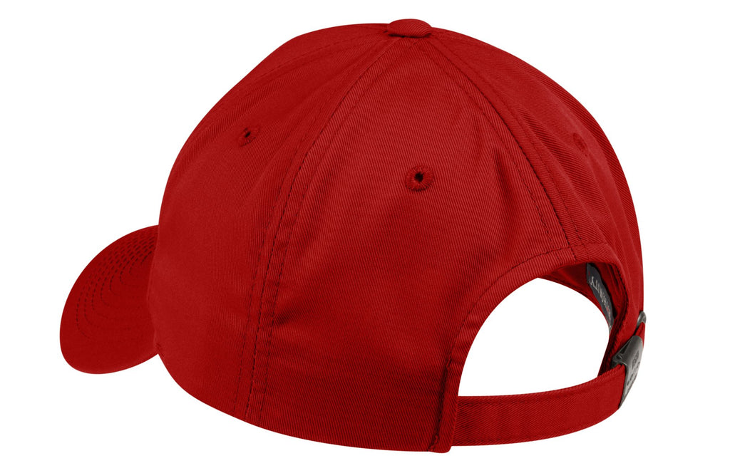 Port Authority Fine Twill Cap. C800 - Red - back