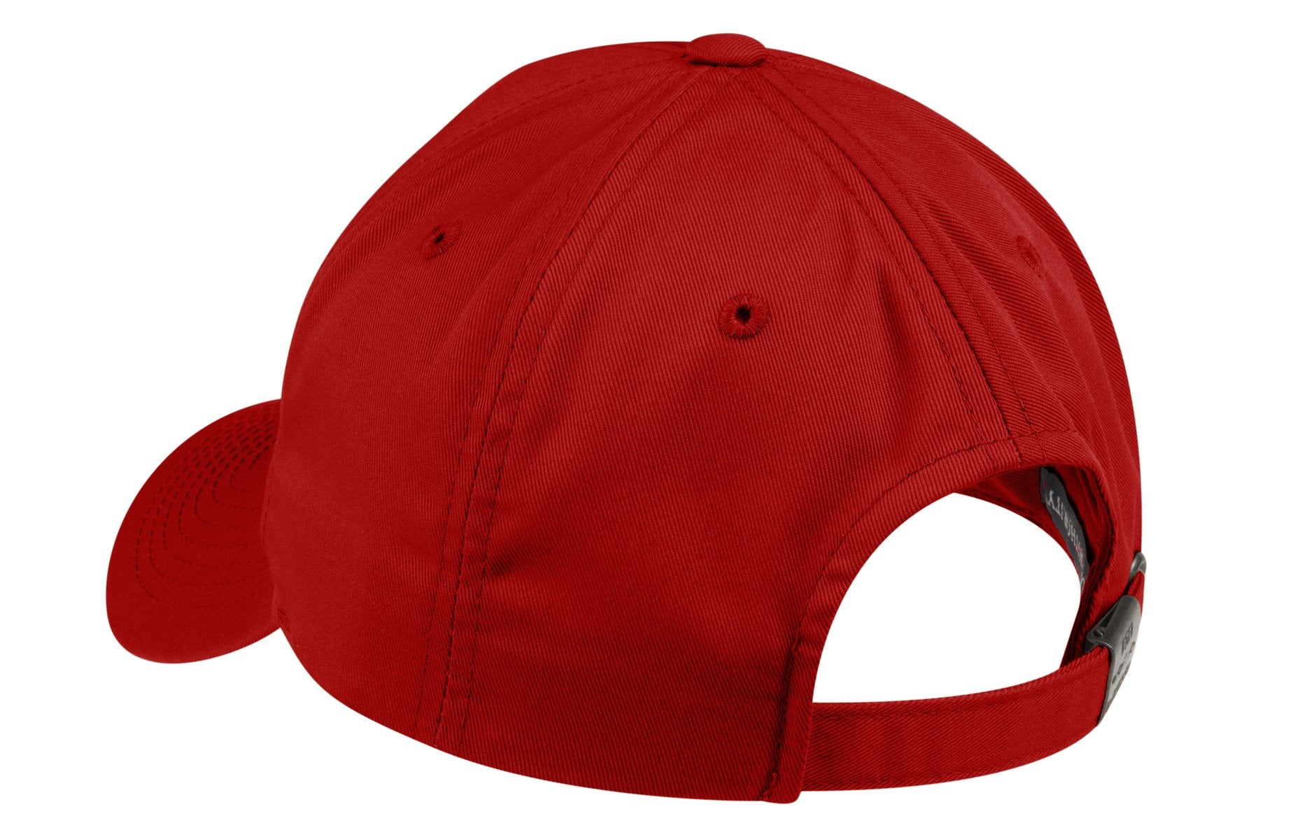 Port Authority Fine Twill Cap. C800 - Red - back