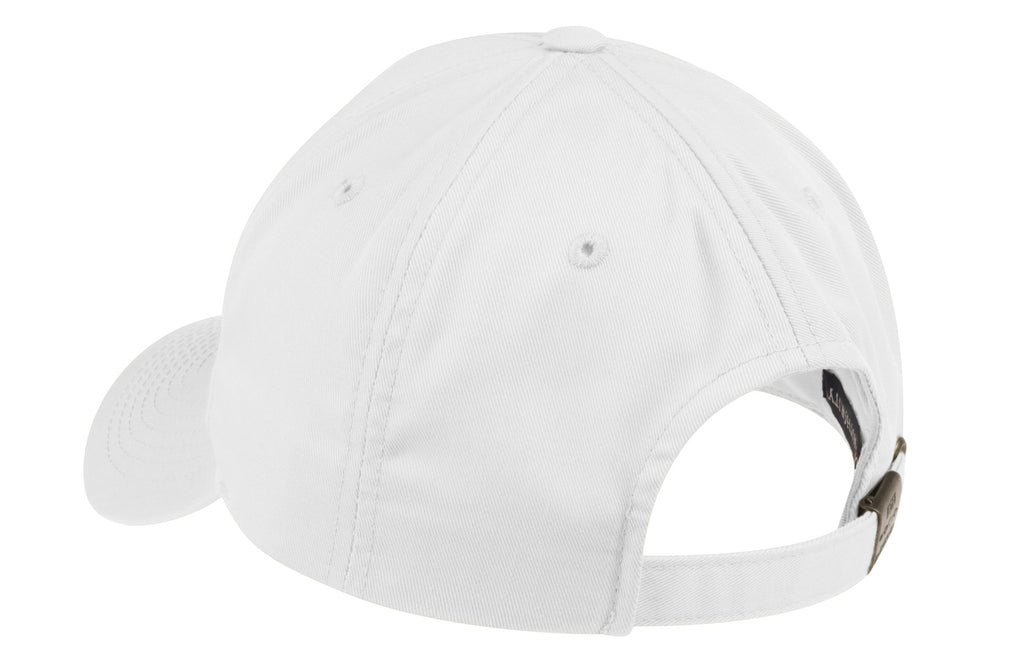 Port Authority Fine Twill Cap. C800 - White - back