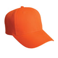 Port Authority Solid Enhanced Visibility Cap. C806 - Safety Orange - front