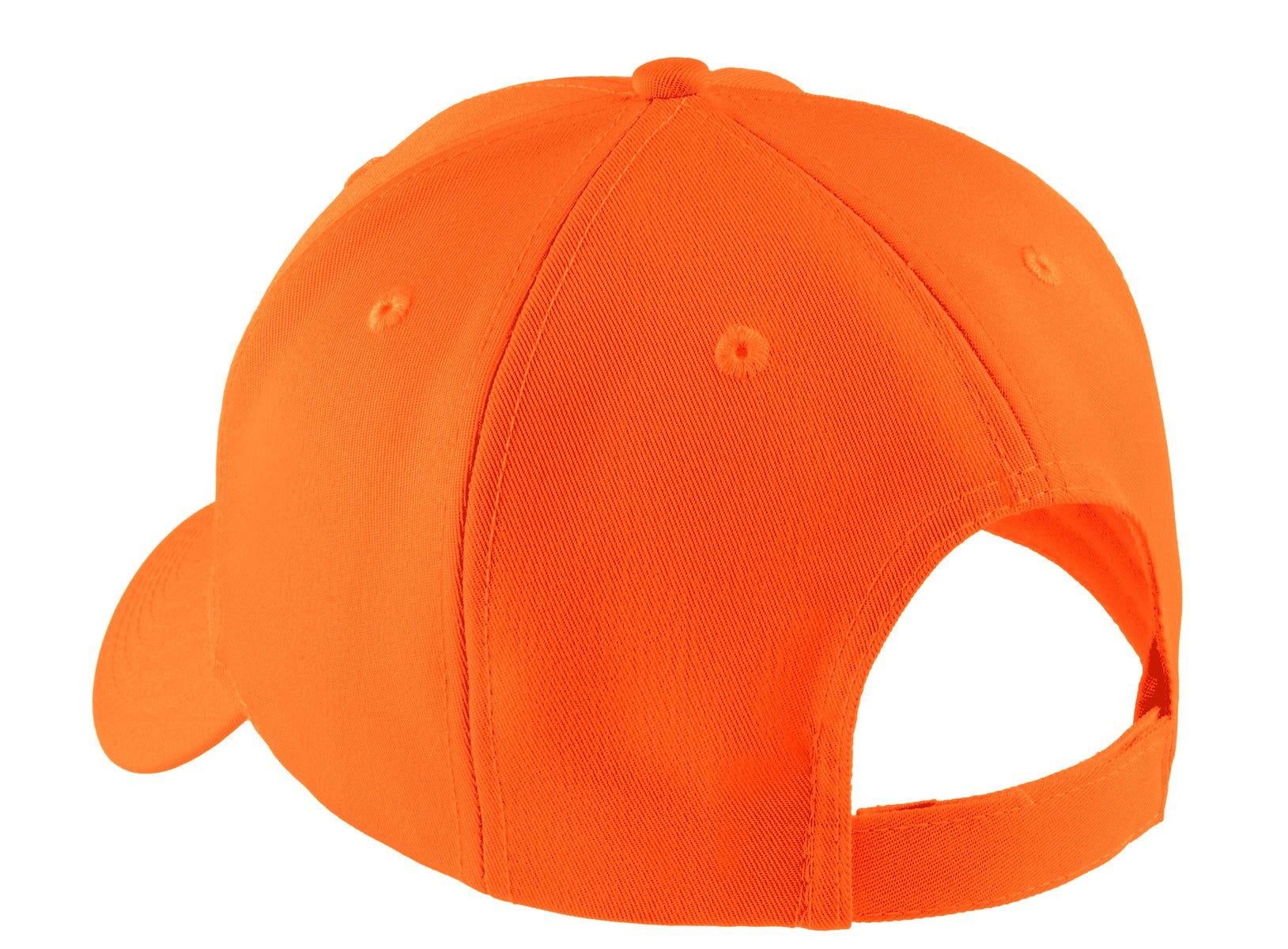 Port Authority Solid Enhanced Visibility Cap. C806 - Safety Orange - back