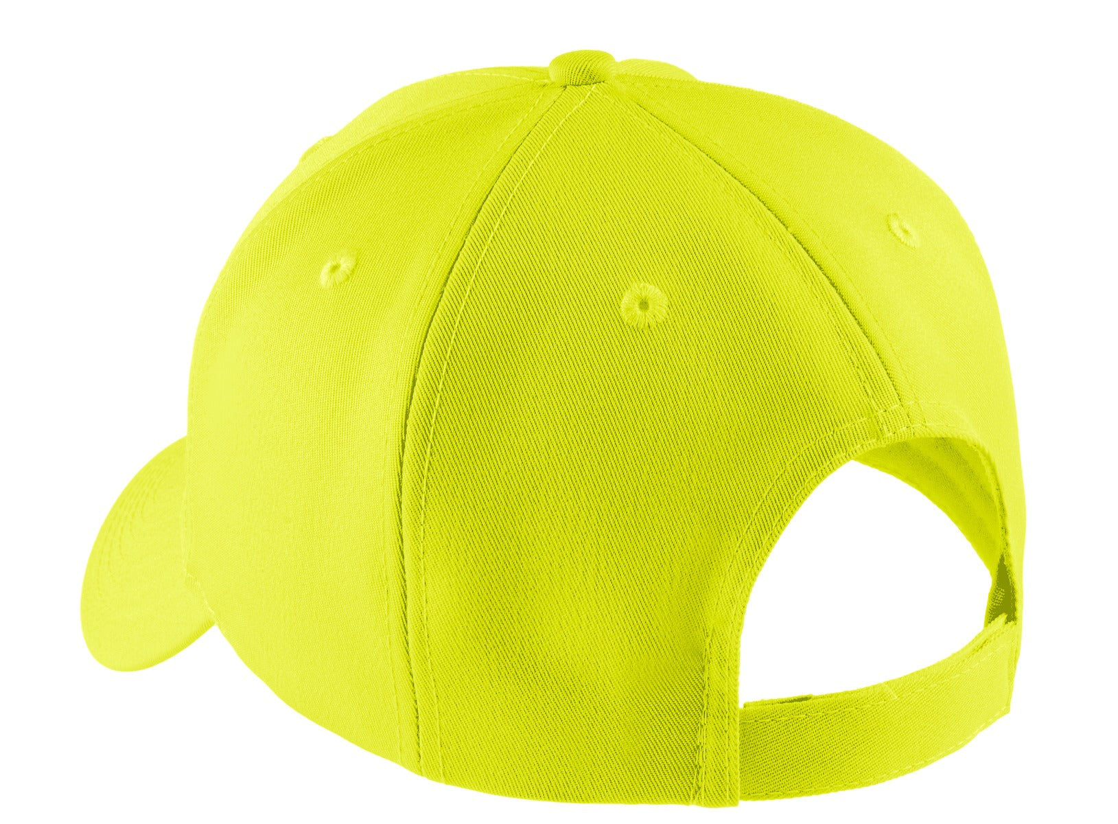 Port Authority Solid Enhanced Visibility Cap. C806 - Safety Yellow - back