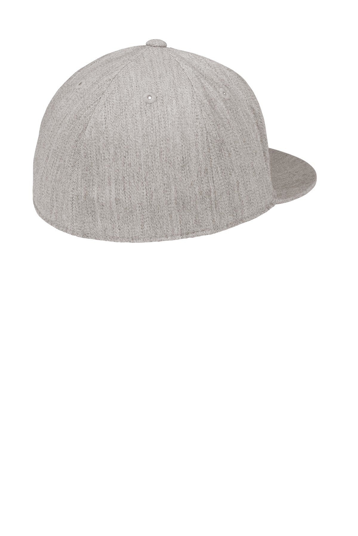 Port Authority Flexfit 210 Flat Bill Cap. C808 - Heather Grey - back