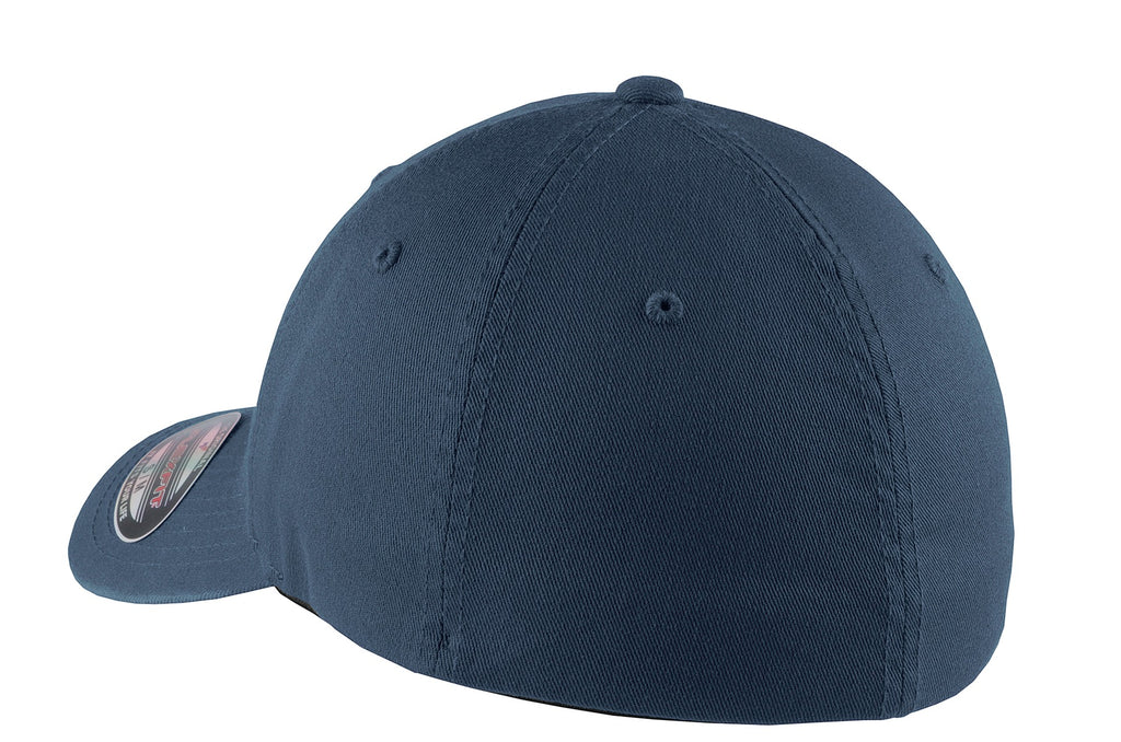 DISCONTINUED Port Authority Flexfit Garment-Washed Cap. C809 - New Slate - back