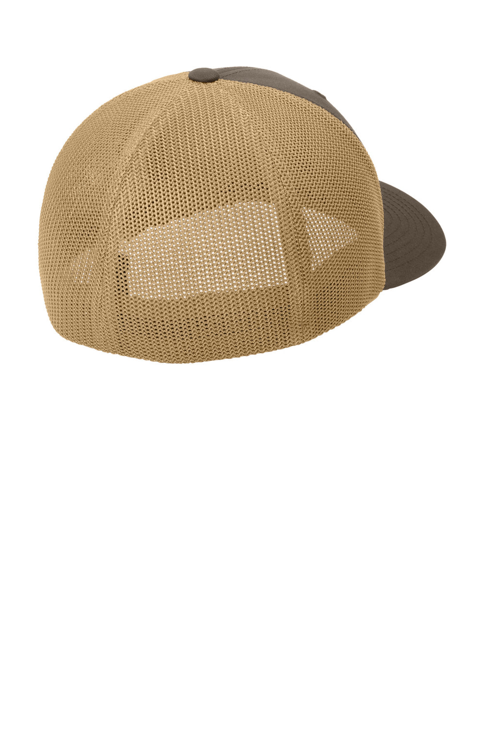 Port Authority Flexfit Mesh Back Cap. C812 - Brown/ Khaki - back