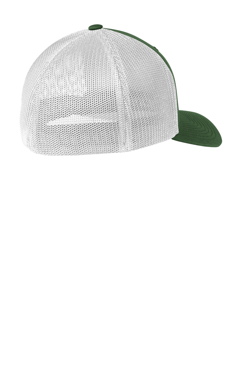 Port Authority Flexfit Mesh Back Cap. C812 - Forest Green/ White - back