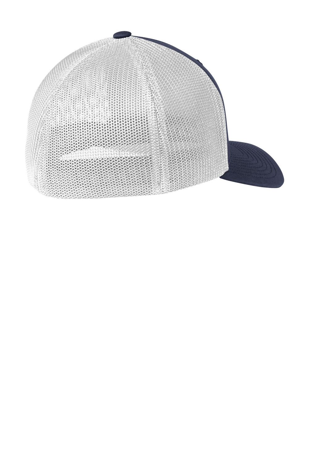 Port Authority Flexfit Mesh Back Cap. C812 - True Navy/ White - back