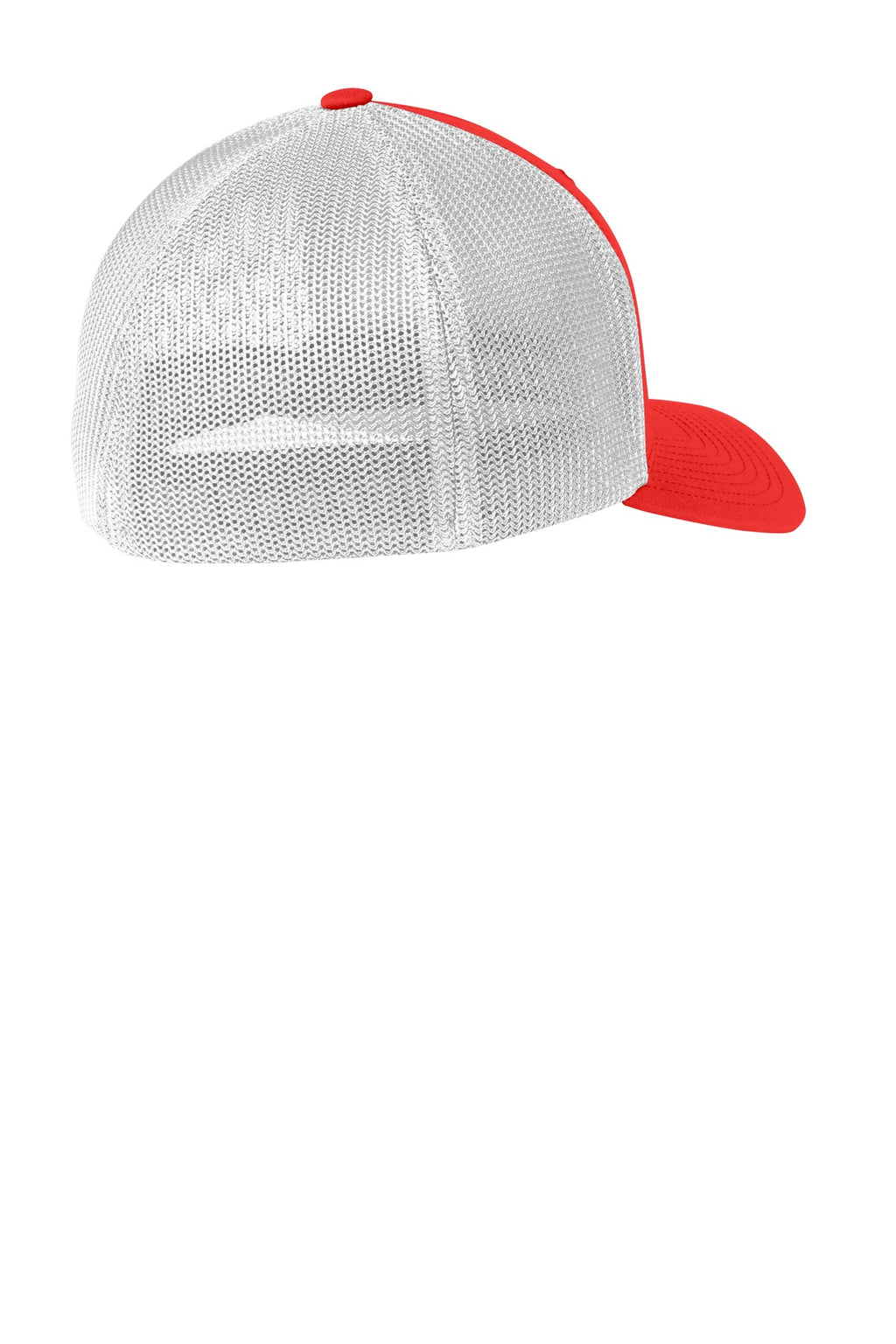 Port Authority Flexfit Mesh Back Cap. C812 - True Red/ White - back
