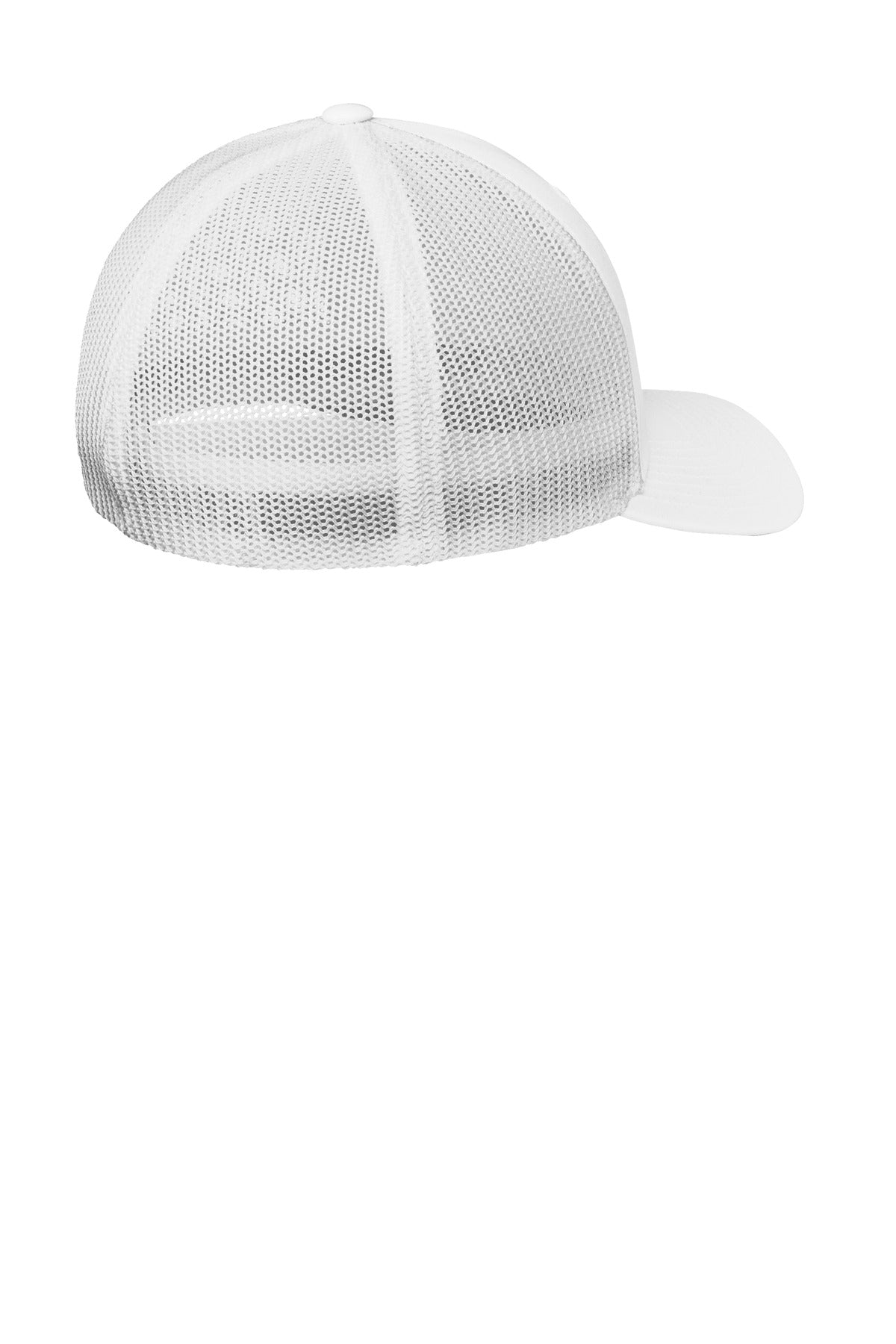 Port Authority Flexfit Mesh Back Cap. C812 - White/ White - back
