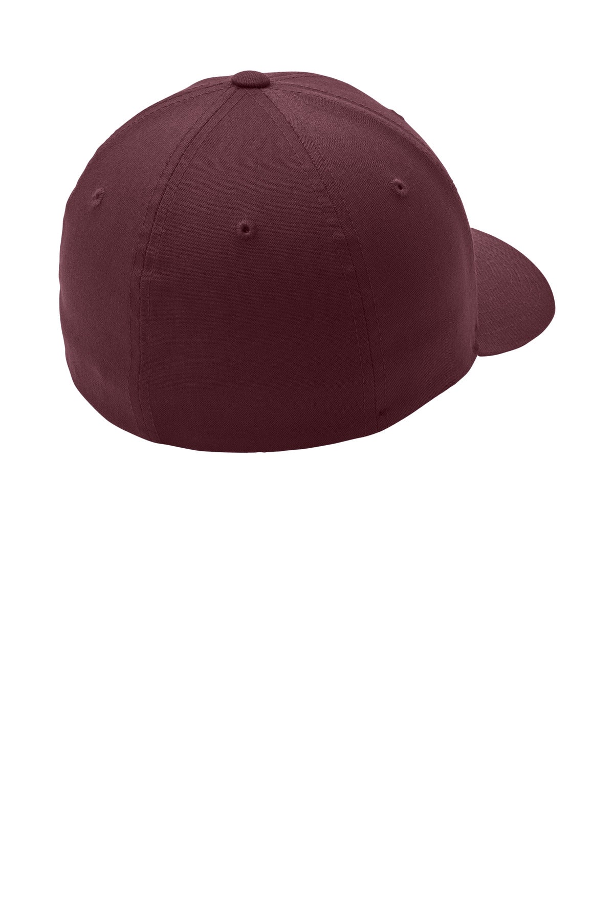 Port Authority Flexfit Cotton Twill Cap. C813 - Maroon - back