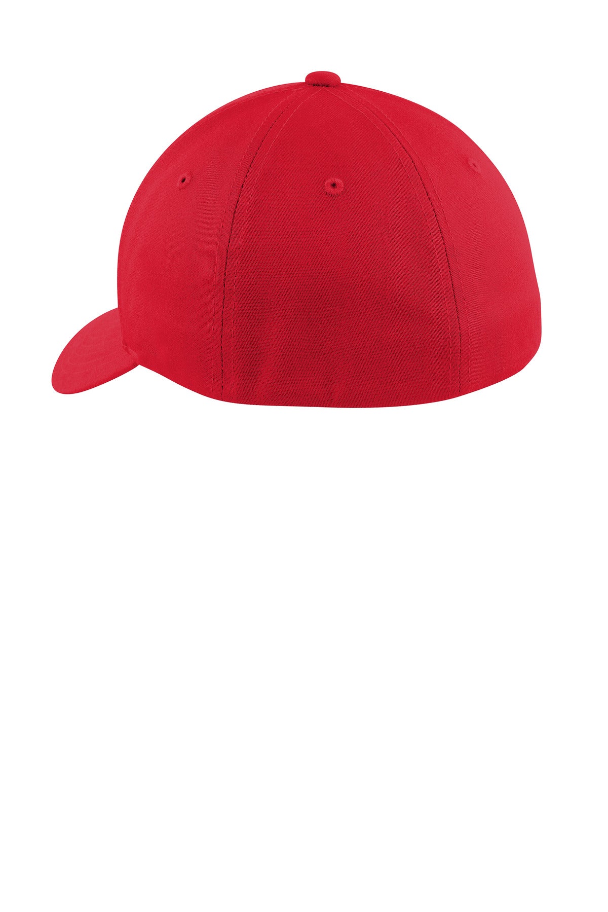 Port Authority Flexfit Cotton Twill Cap. C813 - True Red - back
