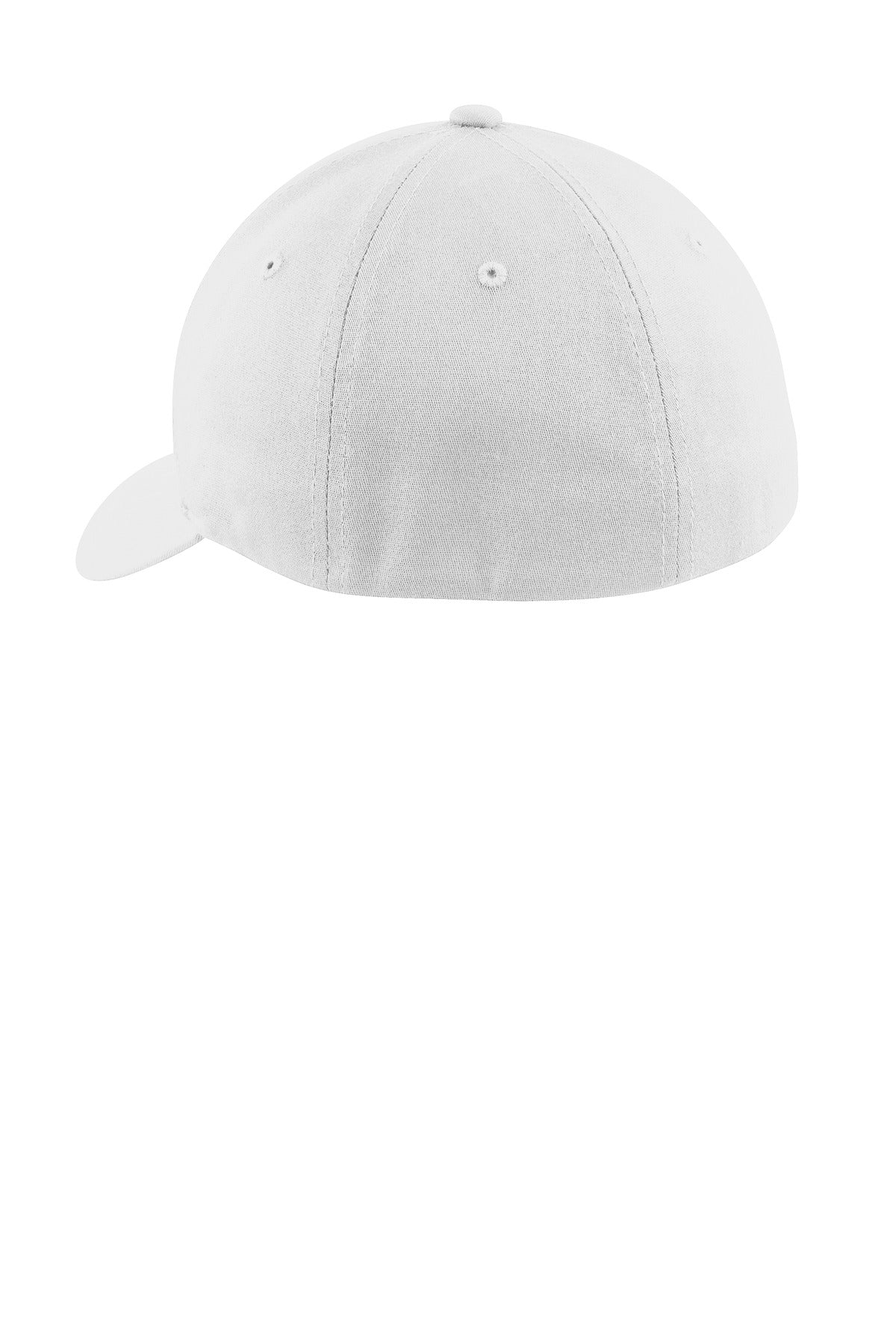 Port Authority Flexfit Cotton Twill Cap. C813 - White - back