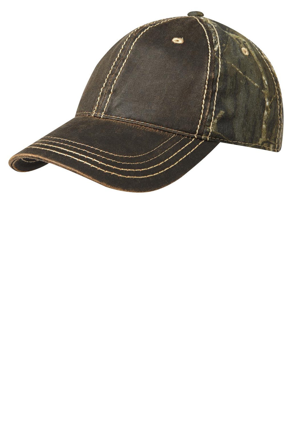 Port Authority Pigment Print Camouflage Cap. C819 - Mossy Oak New Break-Up - front