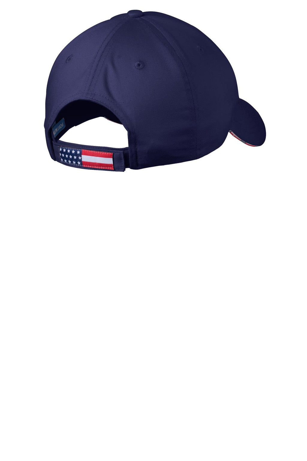 Port Authority Americana Flag Sandwich Cap. C829 - Blue Crush - back