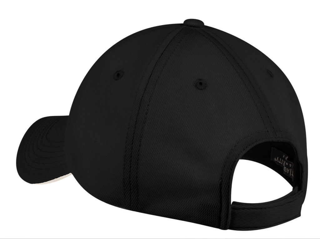 Port Authority Dry Zone Cap. C838 - Black/ Stone - back