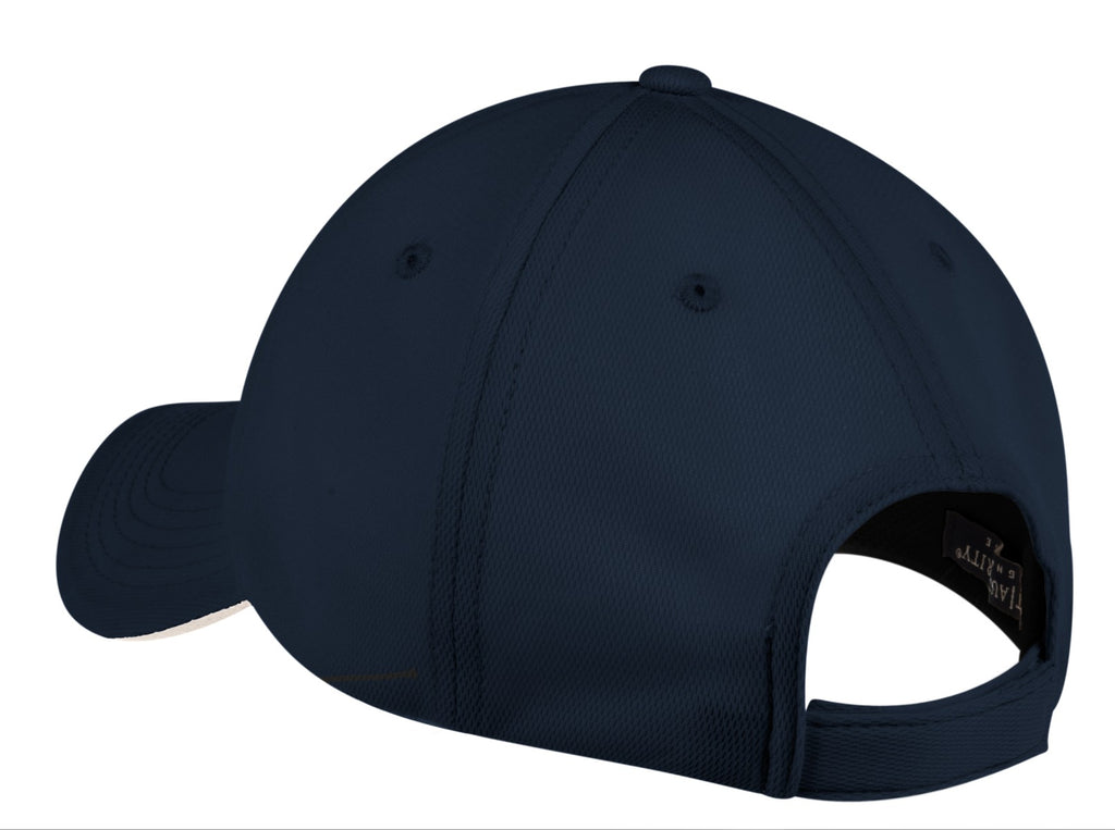 Port Authority Dry Zone Cap. C838 - Classic Navy/ White - back