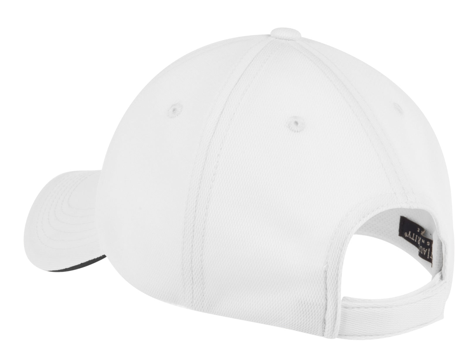 Port Authority Dry Zone Cap. C838 - White/ Classic Navy - back