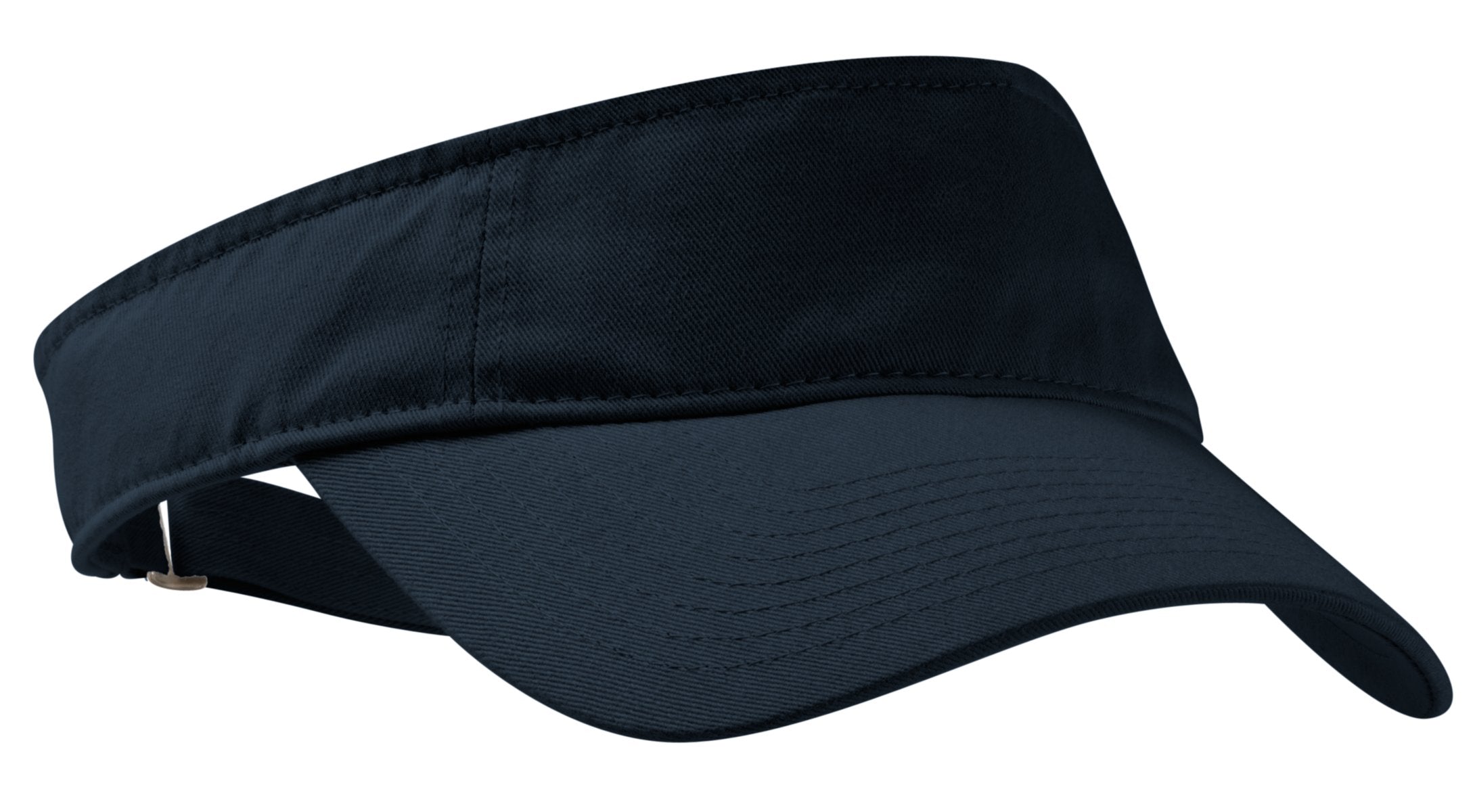 Port Authority Enzyme Wash Fashion Visor. C840 - Classic Navy - front