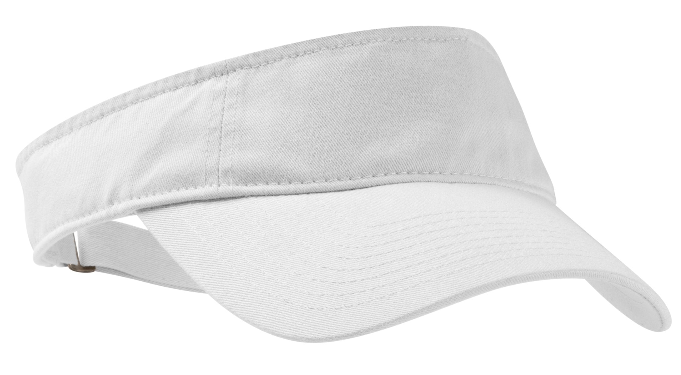 Port Authority Enzyme Wash Fashion Visor. C840 - White - front