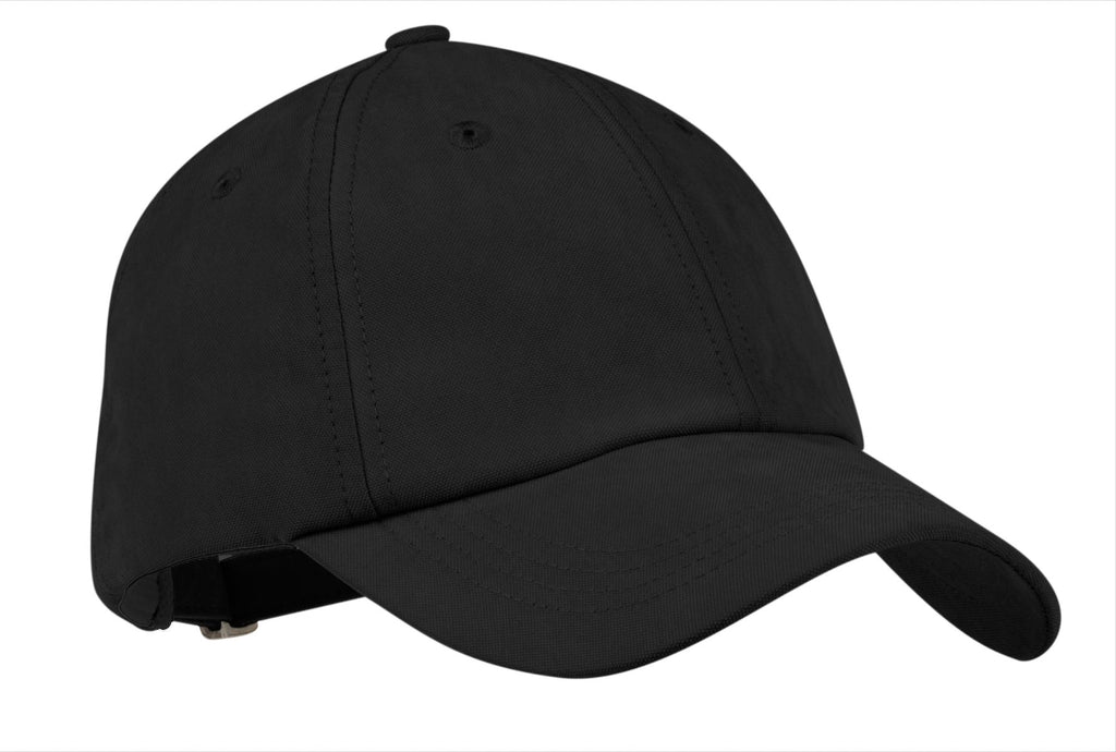 Port Authority Sueded Cap. C850 - Black - front