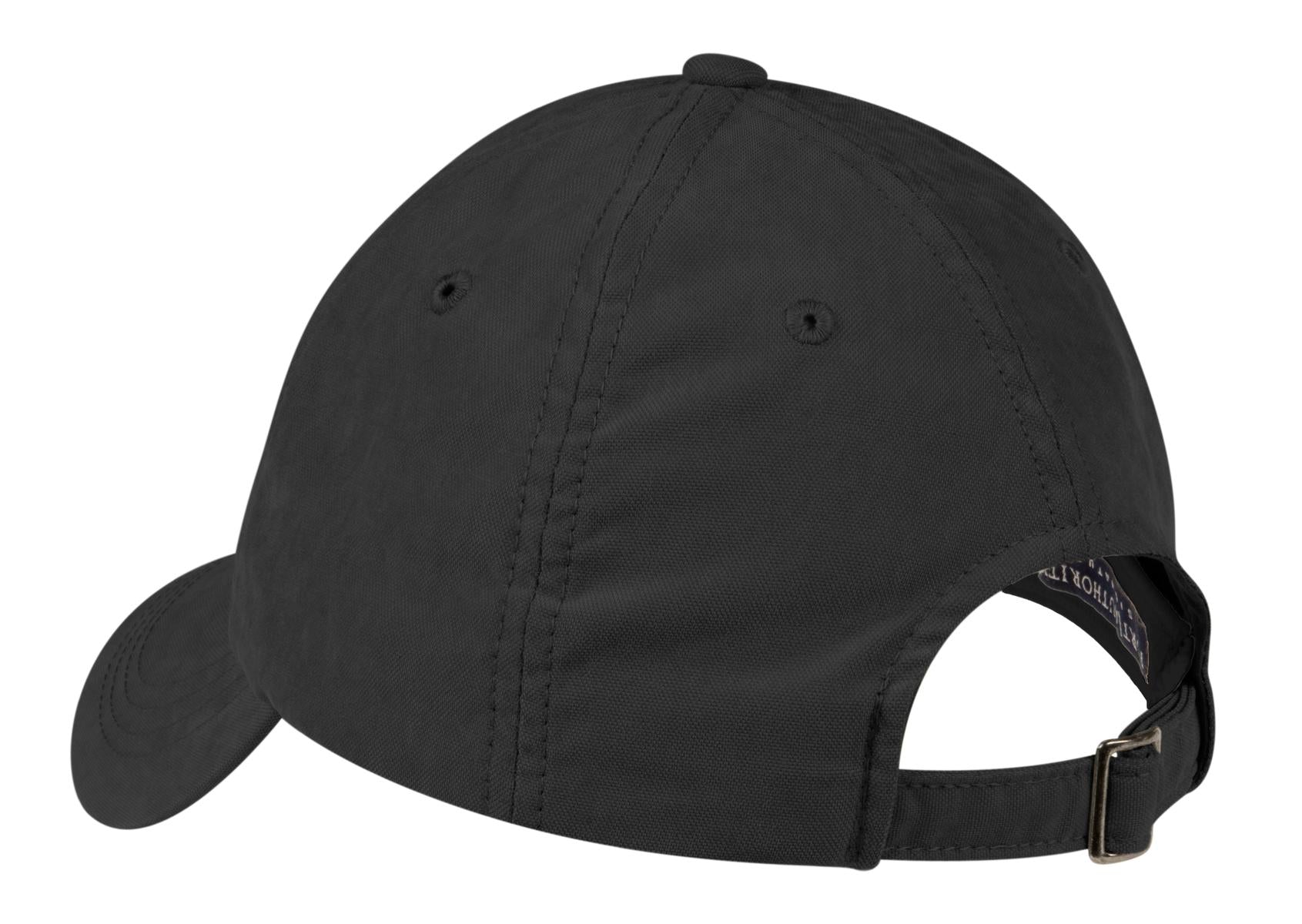 Port Authority Sueded Cap. C850 - Charcoal - back