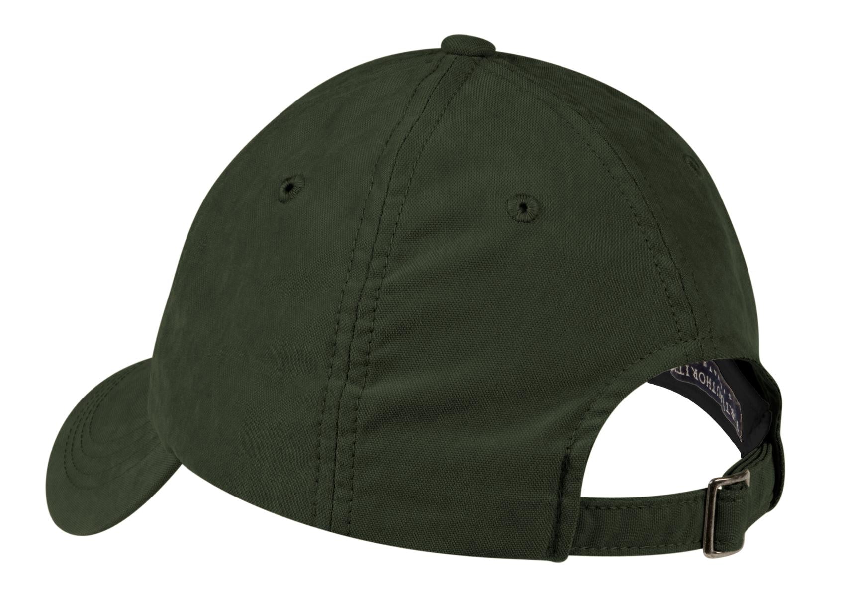 Port Authority Sueded Cap. C850 - Olive - back