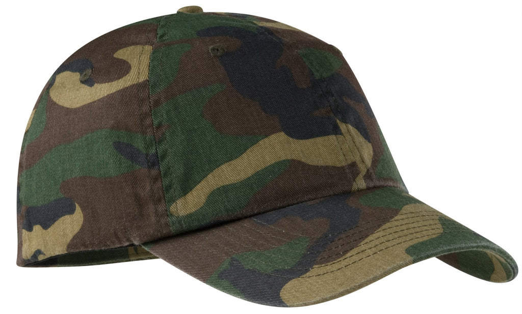 Port Authority Camouflage Cap. C851 - Military Camo - front
