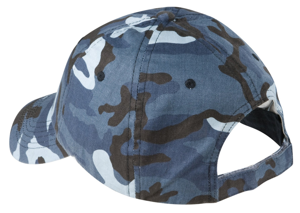 Port Authority Camouflage Cap. C851 - Navy Camo - back