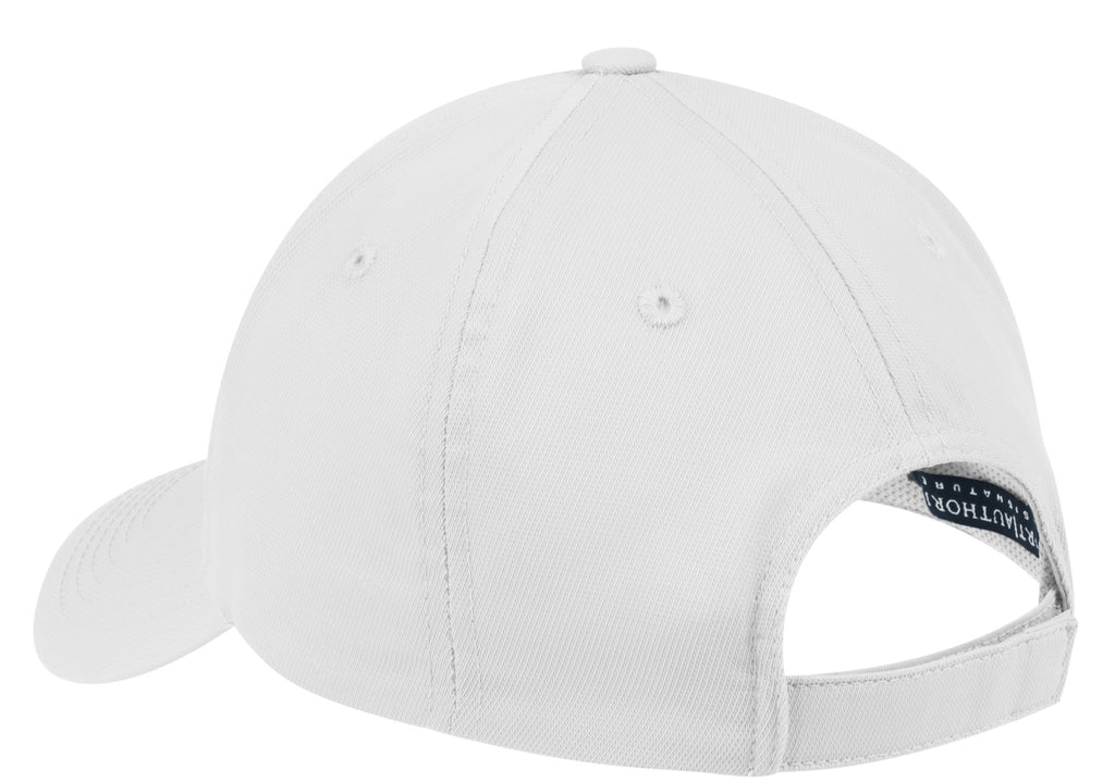 Port Authority Nylon Twill Performance Cap. C868 - White - back