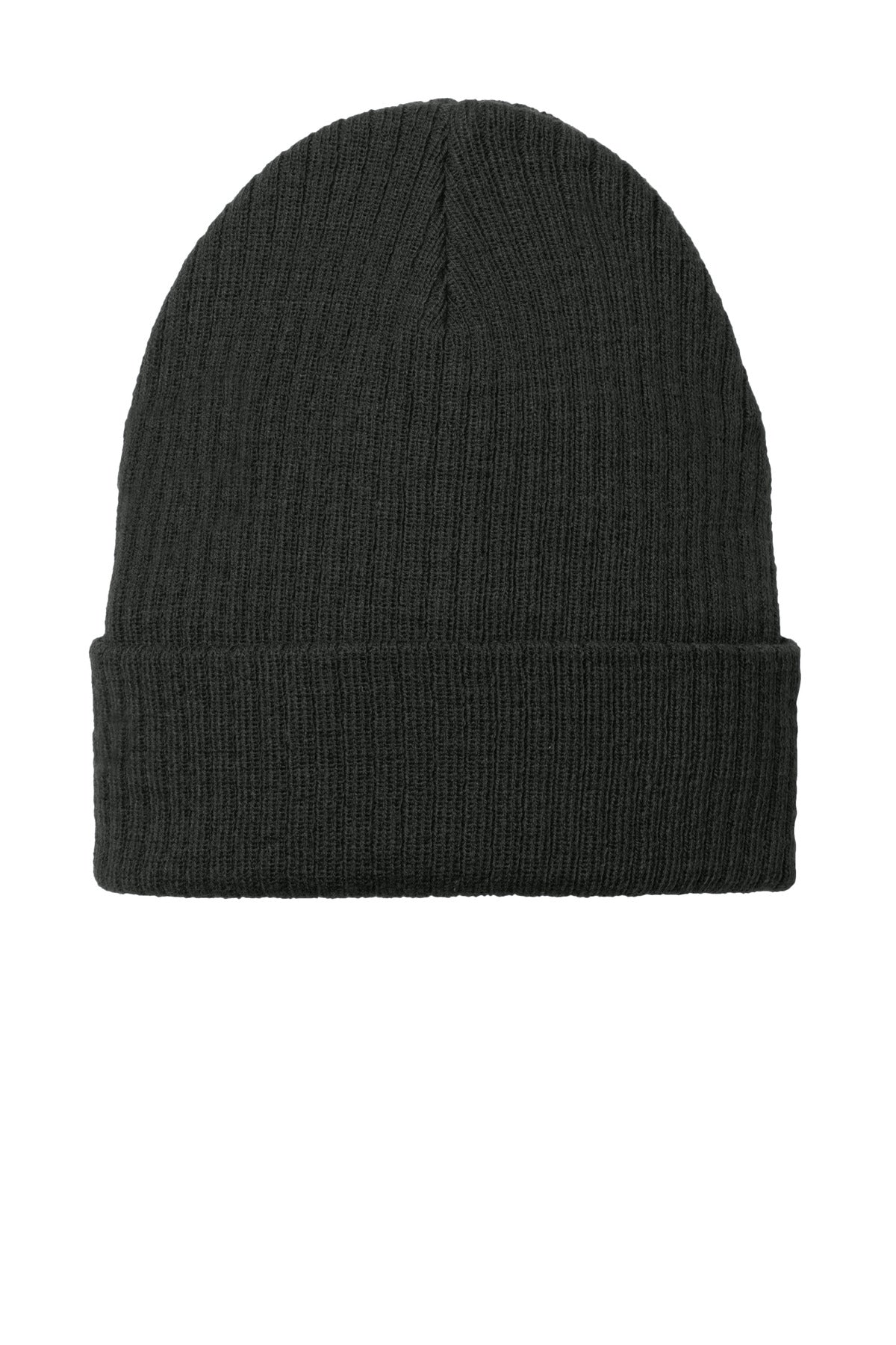 Port Authority C-FREE Recycled Beanie C880 - Deep Black - front