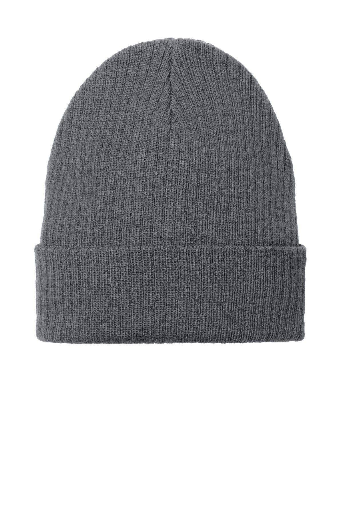 Port Authority C-FREE Recycled Beanie C880 - Grey Steel - front